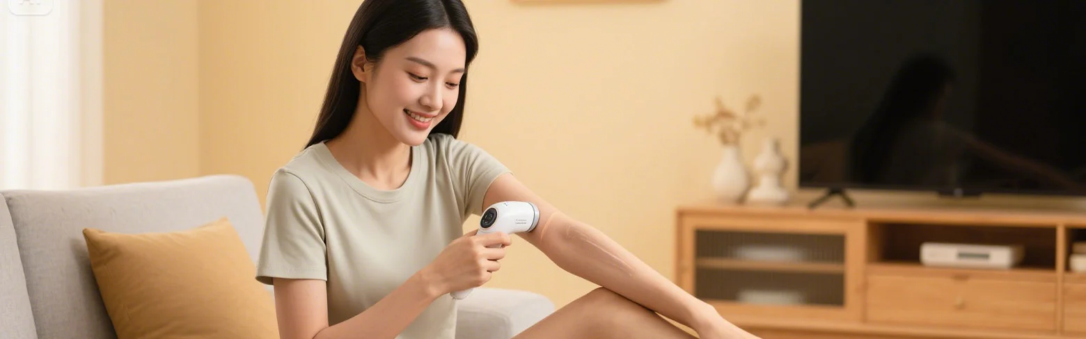 تطبيق البطارية في إزالة الشعر