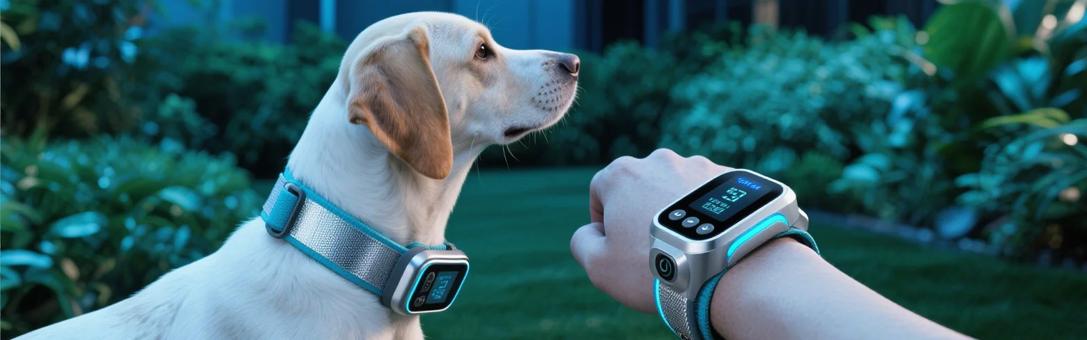 ميزات البطارية لأطواق الحيوانات الأليفة