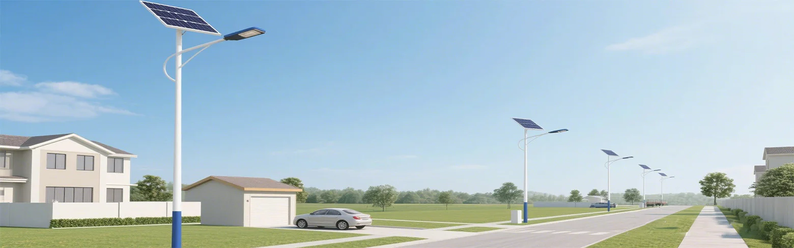 أضواء الشوارع بالطاقة الشمسية