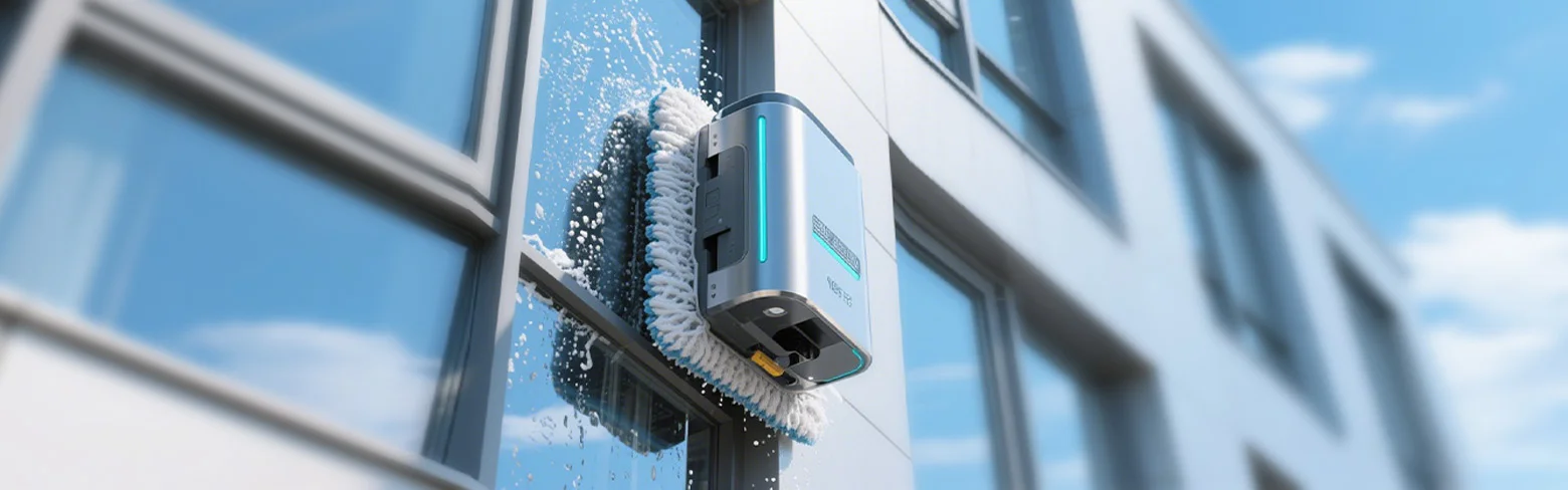 ماكينة تنظيف النوافذ